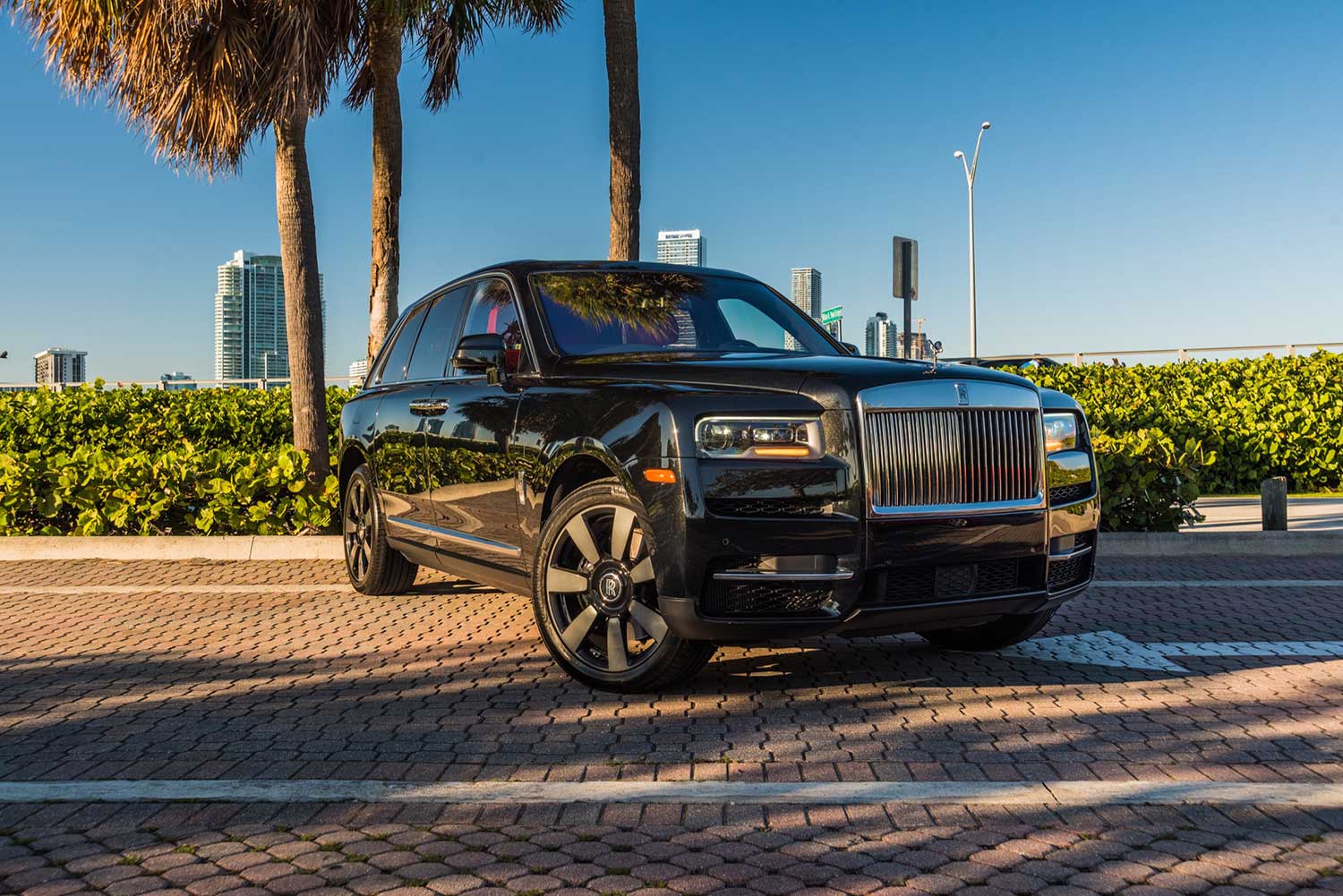 Rolls-Royce Cullinan available with chauffeur in Miami